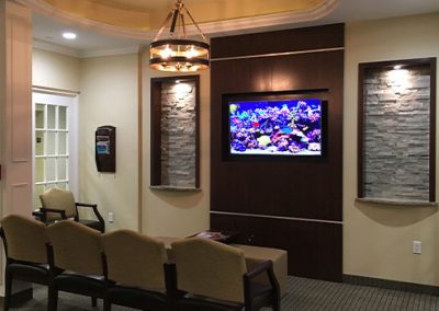 patient's lobby at Herzog Aesthetic Family Dental Care