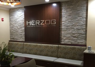 Herzog Aesthetic Family Dental Care office lobby